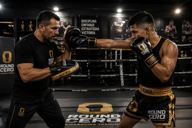 Preparación competitiva de kickboxing con el Sensei Carlos Romero